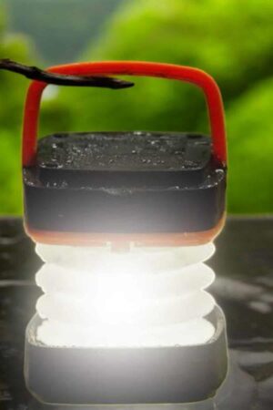 Led Lamba Kamp Lambası Hafif Taşınabilir Şarj Süreli Akordeon El Fenerli