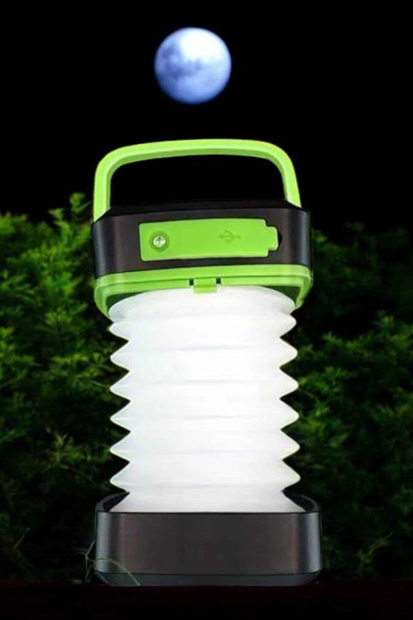 Led Lamba Kamp Lambası Hafif Taşınabilir Şarj Süreli Akordeon El Fenerli - Görsel 3