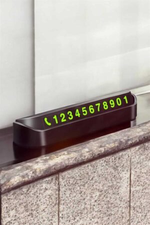 Numaralık Araç İçi Araba Araç Park Numaratör Telefon Numarası Yazma