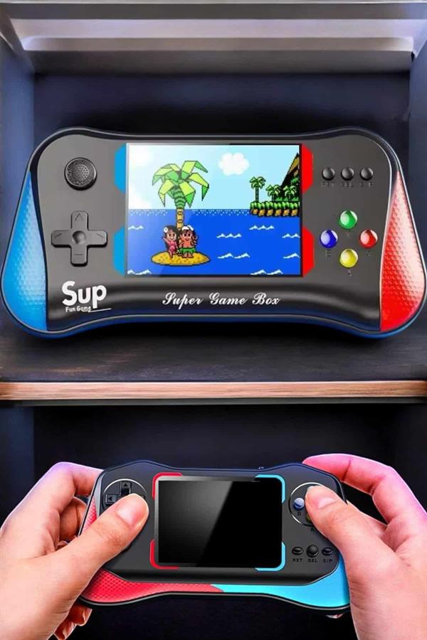 Retro 500 Oyunlu Nostaljik Oyunlu El Atari Gamebox Oyun Konsolu Çift Destekli