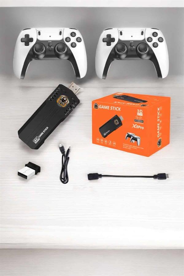 Game Stick Retro 8K ULTRA HD Video Oyun Konsolu Android Tv Özelliği - Görsel 5