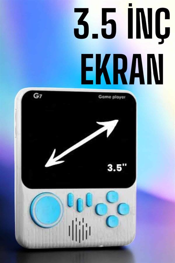 El Atarisi 3.5 inç Ekran Çift Konsol 666 Adet Retro Oyun Gamepad - Görsel 5