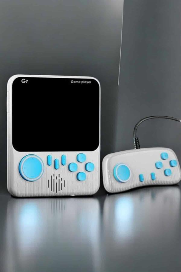 Mini Atari El Atarisi 3.5 inç Ekran Çift Konsol 666 Adet Retro Oyun Gameboy El Atarisi - Görsel 5