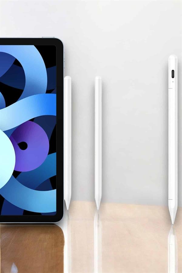 Tablet Kalemi iOS Android Windows Uyumlu Yedek Uçlu Universal Çizim Kalemi - Görsel 5