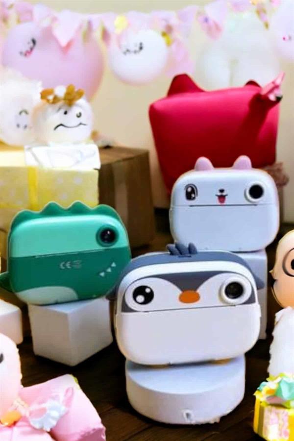 Çocuk Fotoğraf Makinesi Dijital HD Video Rulo Kağıt Baskılı Yazıcı - Görsel 4