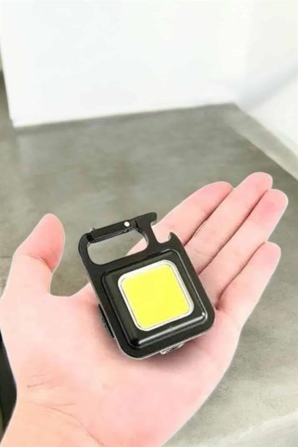 Anahtarlık Çok Amaçlı Mıknatıslı Taşınabilir Işık Led Şarjlı - Görsel 4