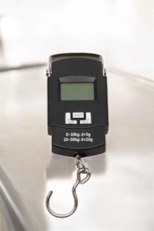 Ağırlık Ölçer 50 Kg El Terazisi El Kantarı Pilli Led Ekran - Görsel 4