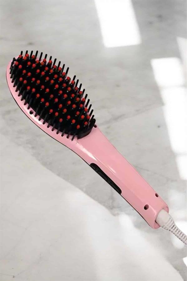 Saç Düzleştirici Tarak Isı Ayarlı Yıpranma Önleyici Düzleştirici Fön Tarak - Görsel 4