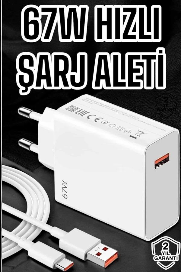 67W Şarj Aleti Turbo Hızlı Type-C Şarj - Görsel 2