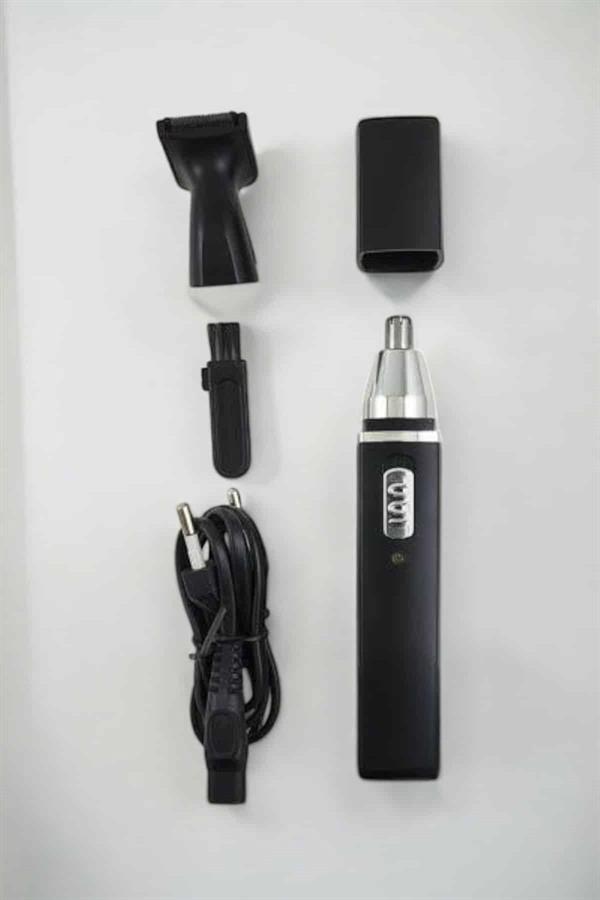 Tıraş Makinesi Kulak Burun ve Yüz Temizleyici Şarjlı Mini - Görsel 3