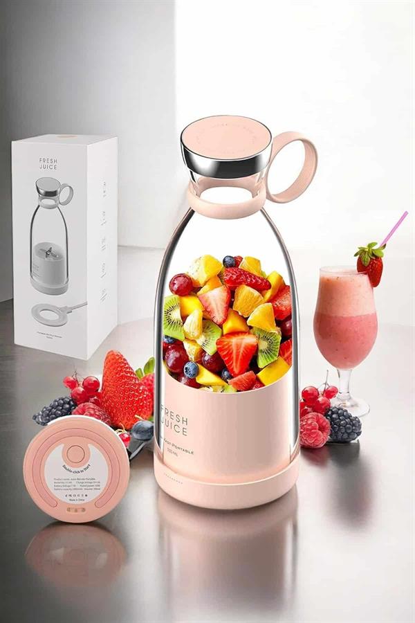 El Blender Taşınabilir Meyve Blender Şarj Edilebilir Taşınabilir Blender Elektrikli - Görsel 4