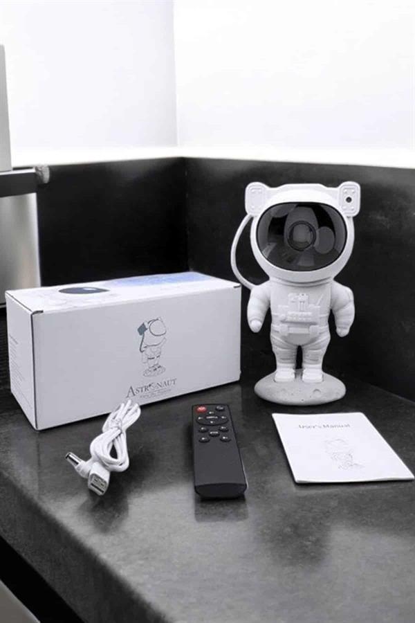 Astronot Görünümlü Projeksiyon Speaker Taşınabilir - Görsel 5