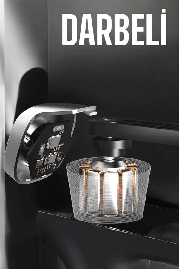 Masaj Aleti Masaj Tabancası Darbeli Şarjlı Kas Ve Vücut Ağrıları İçin - Görsel 4