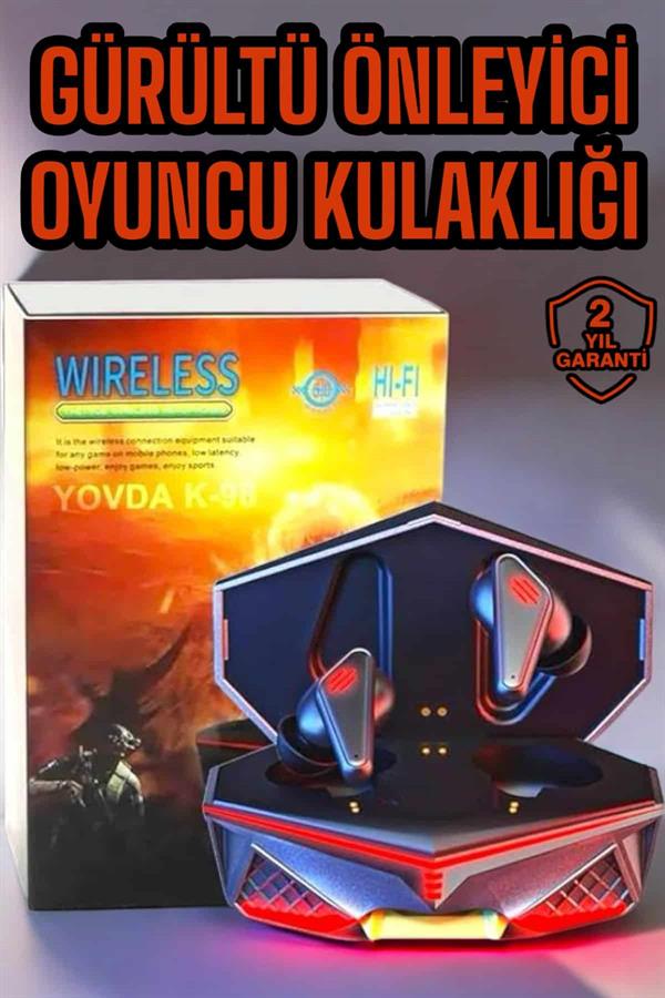 Oyuncu Kulaklığı Gamer Kulaklık Yüksek Ses Kaliteli Gürültü Önleyici Yeni Nesil - Görsel 2