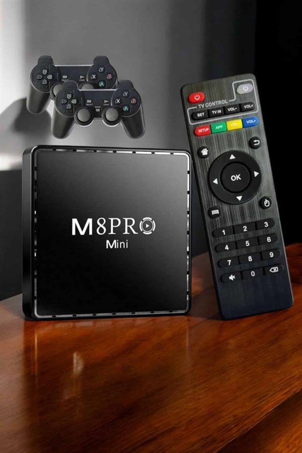 TV Box Çift Oyun Kollu 10000 Oyunlu Atari - Görsel 5