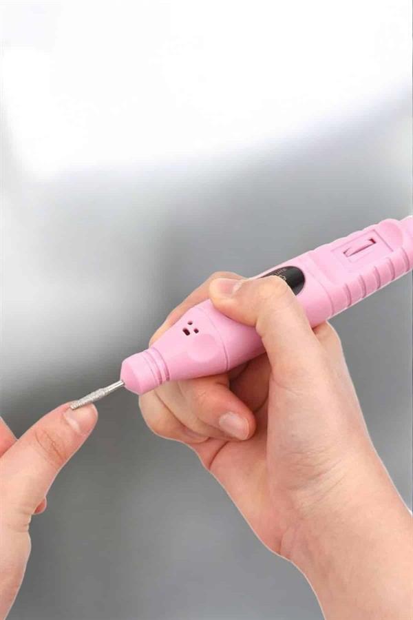 Elektrikli Manikür Pedikür Törpü Seti Protez Tırnak Nasır Temizleyici - Görsel 4