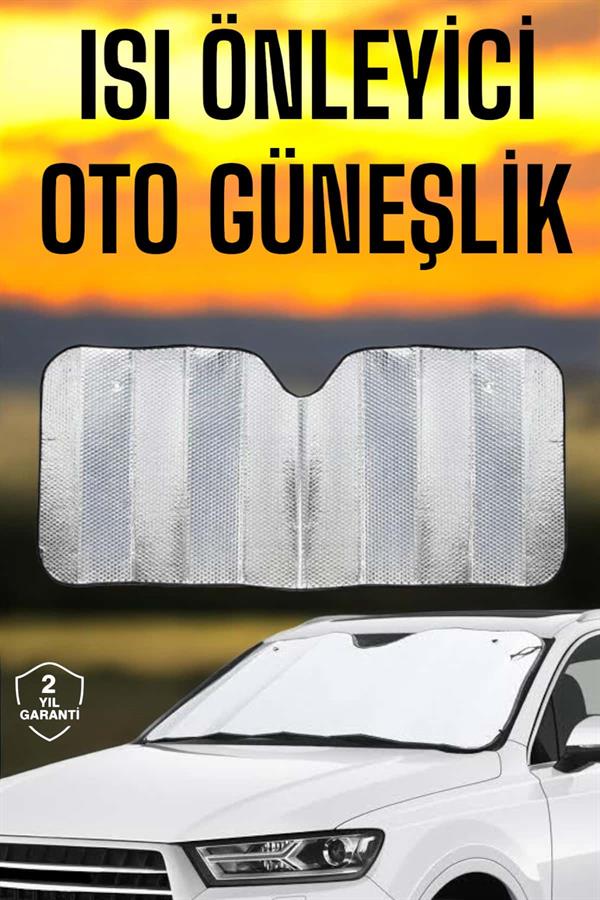 Oto Güneşlik Isı Önleyici Tüm Araçlara Uyumlu UV Işınlarına Karşı - Görsel 2