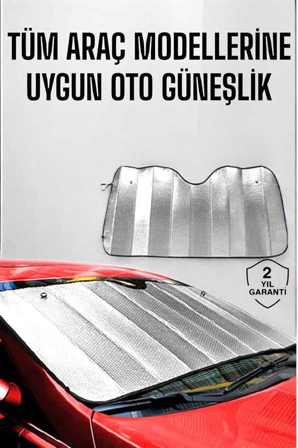 Oto Güneşlik Tüm Araç Tiplerine Uygun Isı Önleyici - Görsel 2