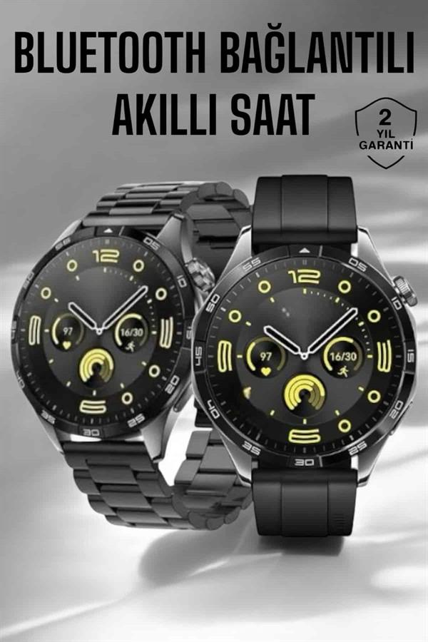 Akıllı Saat Sesli Görüşme NFC Uyumlu Bildirim Görme ve Uyku ve Sağlık Takibi - Görsel 2