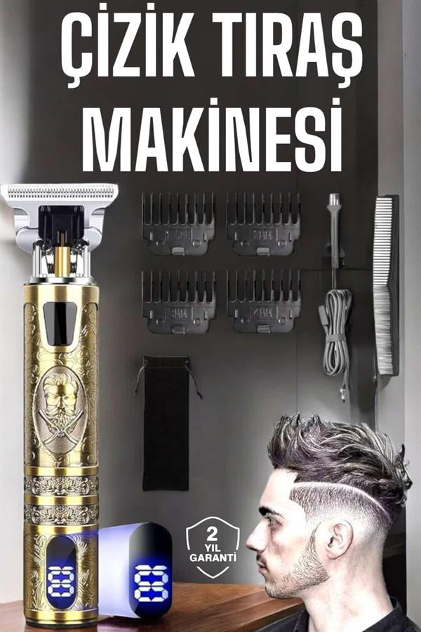Çizik Tıraş Makinesi Şarjlı Paslanmaz Çelik Bıçaklı Uzun Ömürlü - Görsel 2