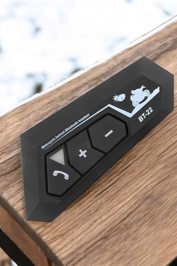 Kask Kulaklık Bluetooth Motosiklet Kulaklık Intercom Su Geçirmez - Görsel 5