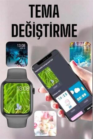 Akıllı Saat Amoled Ekran Yeni Nesil Bluetooth Bağlantılı