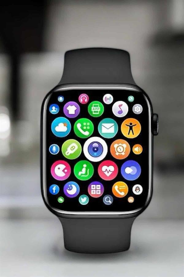 Akıllı Saat Amoled Ekran Yeni Nesil Bluetooth Bağlantılı - Görsel 4