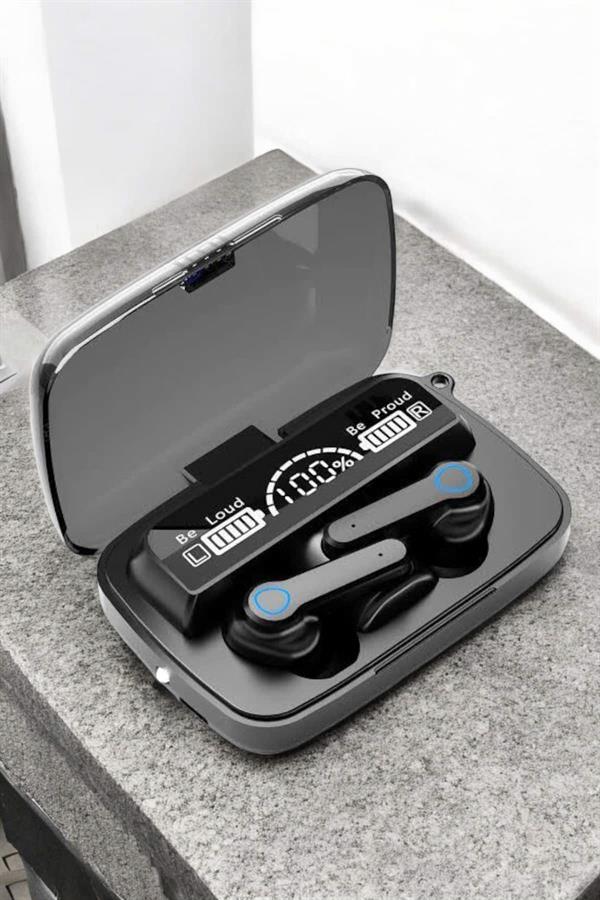 Bluetooth Kulaklık Powerbankli Dijital Göstergeli Dokunmatik Kontrol - Görsel 5