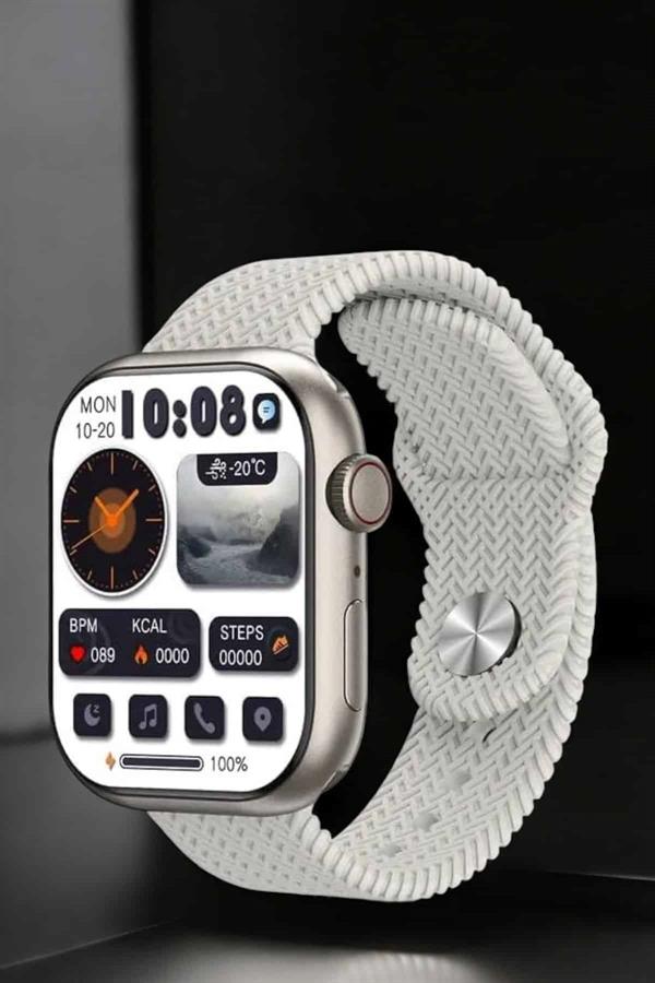 Akıllı Saat Tema Değiştirme Uyku ve Sağlık Takibi Bluetooth Bağlantılı - Görsel 4