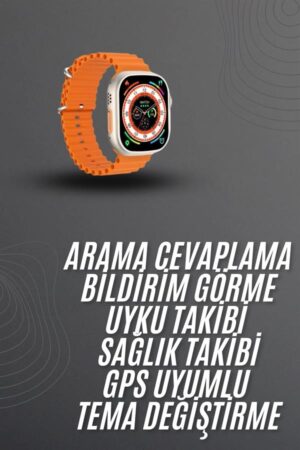 Akıllı Saat Arama Cevaplayan Bildirim Görme Yeni Nesil Bluetooth Bağlantılı