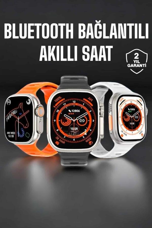 Yeni Nesil Akıllı Saat Adımsayar GPS Nabız Ölçer Uyku ve Sağlık Takibi - Görsel 2