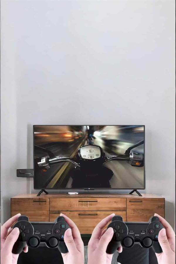 Atari Oyun Konsolu 2000 Oyunlu Game Stick 2.4G Wireless - Görsel 3