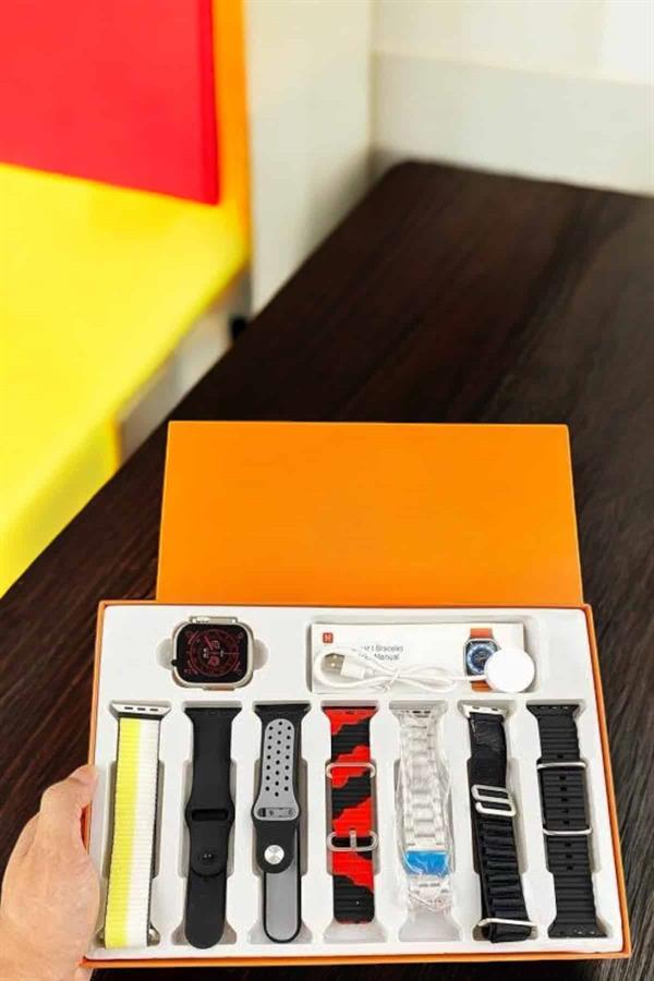 Akıllı Saat 7 Kordonlu Bildirim Görebilen Metal Kordon GPS Özelliği - Görsel 4