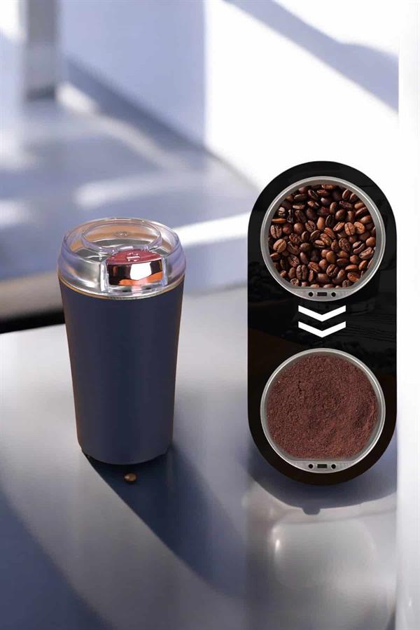 Taşınabilir Kahve & Baharat Öğütücü Kolay Temizlenebilir ve Uzun Ömürlü Paslanmaz Çelik - Görsel 3