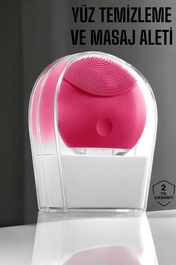 Yüz Temizleme Ve Masaj Aleti Tüm Cilt Tipleri İçin Uygun Kan Dolaşımını Artıran - Görsel 2