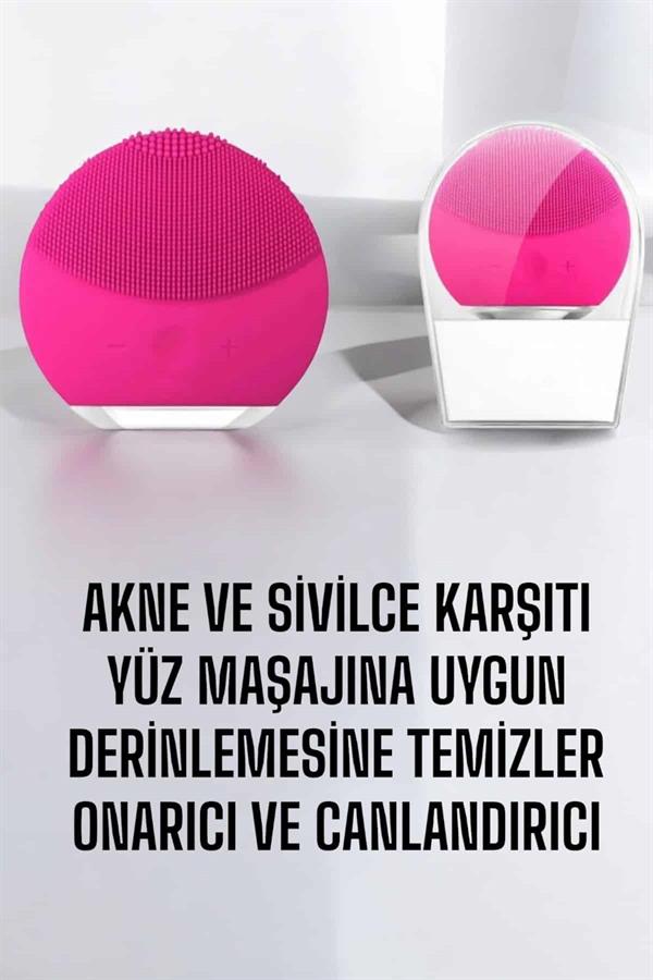 Yüz Temizleme Ve Masaj Aleti Tüm Cilt Tipleri İçin Uygun Kan Dolaşımını Artıran - Görsel 3