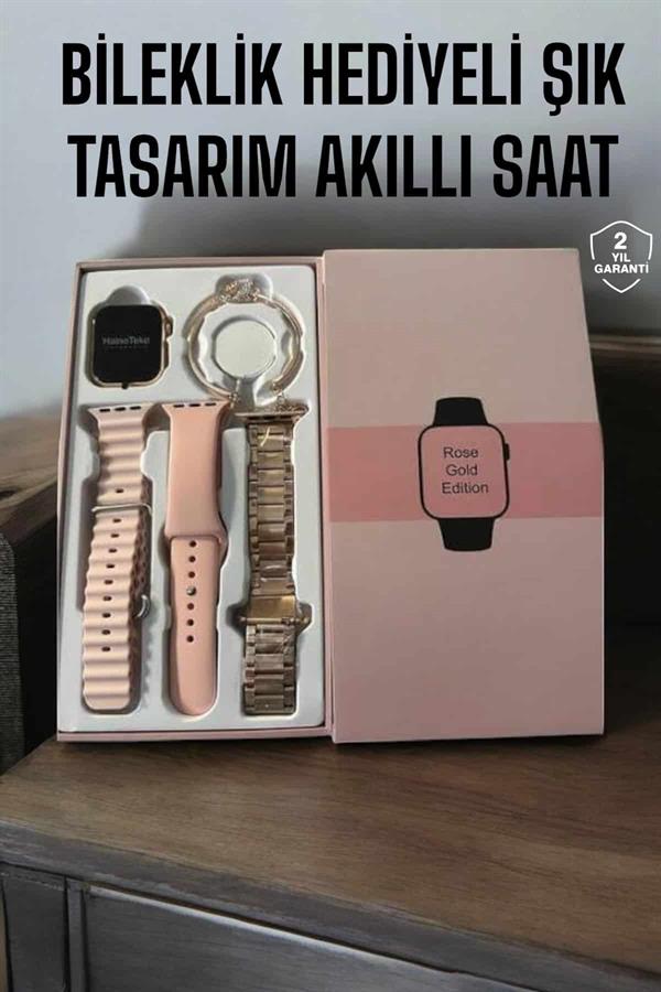 Akıllı Saat Bileklik Hediyeli Uzun Pil Ömrü GPS Takibi - Görsel 2