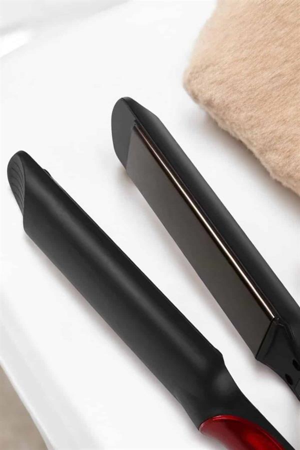 Saç Düzleştirici Isı Ayarlı Seramik Kaplama Döner Kablo Yıpranma Karşıtı - Görsel 4