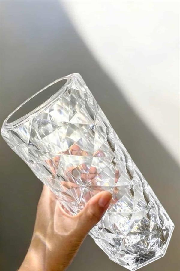 Gece Lambası Kristal Lamba Dokunmatik Şarjlı Hediyelik - Görsel 3