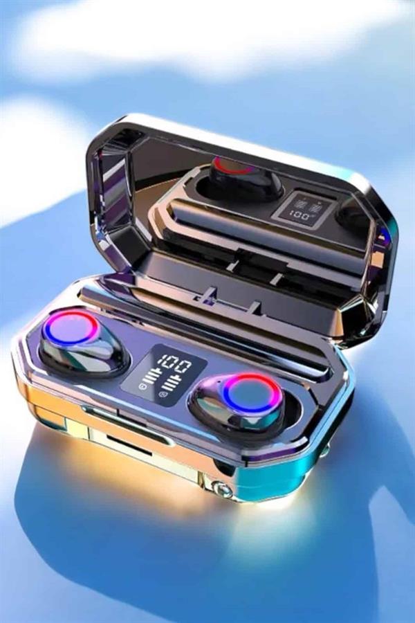 Kablosuz Bluetooth Kulaklık Dijital Göstergeli Uzun Pil Ömrü - Görsel 2