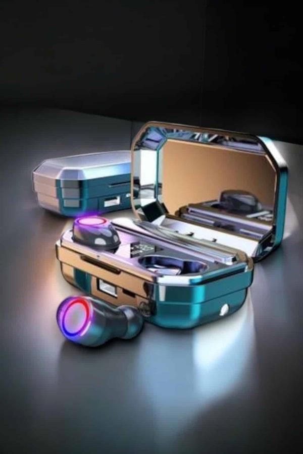 Dijital Göstergeli Bluetooth Bağlantılı Kulaklık Dokunmatik Kontrol - Görsel 5