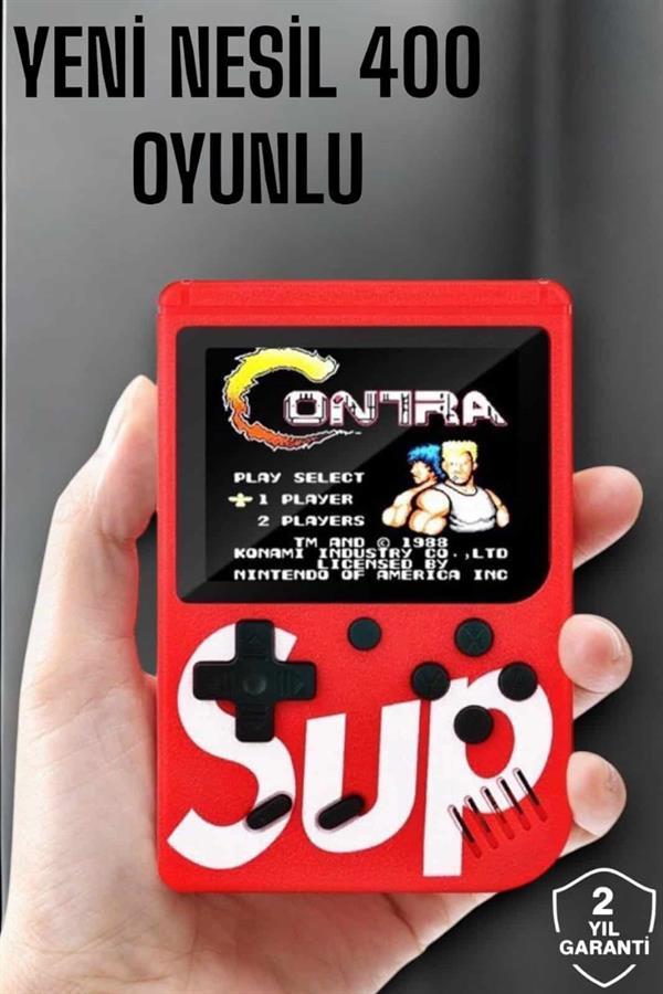 Çocuklara Özel SUP 400 Oyunlu Mini Oyun Konsolu - Görsel 2