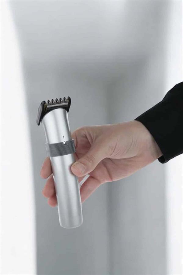 4 Taraklı Profesyonel Şarjlı Saç ve Sakal Kesme Tıraş Makinesi Seti - Görsel 4