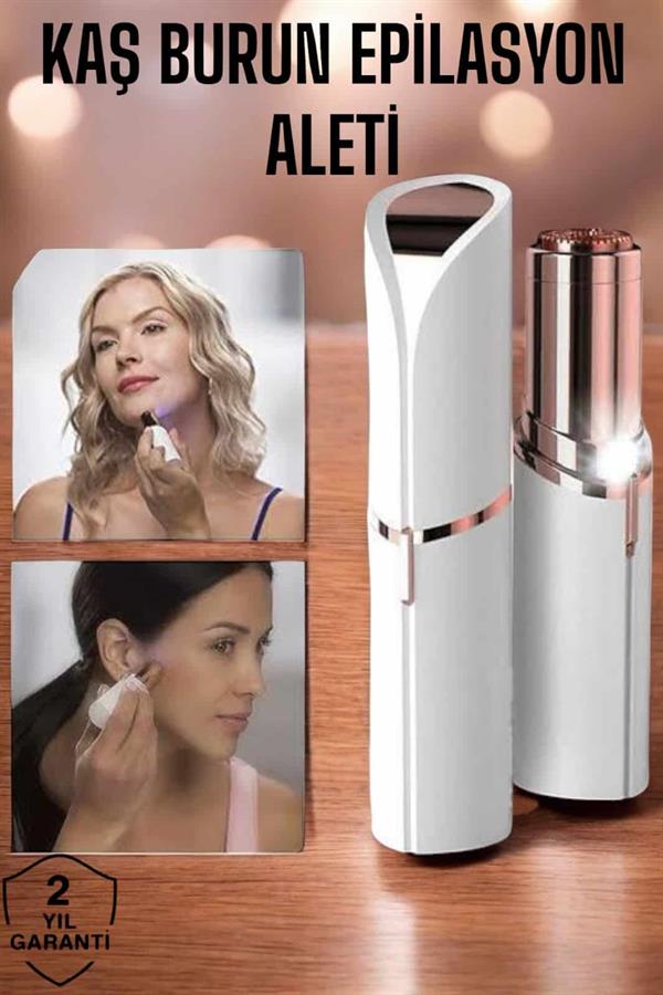 Yüksek Performanslı Hassas Ciltler İçin Tasarlanmış Yüz Kaş Epilatörü - Görsel 2