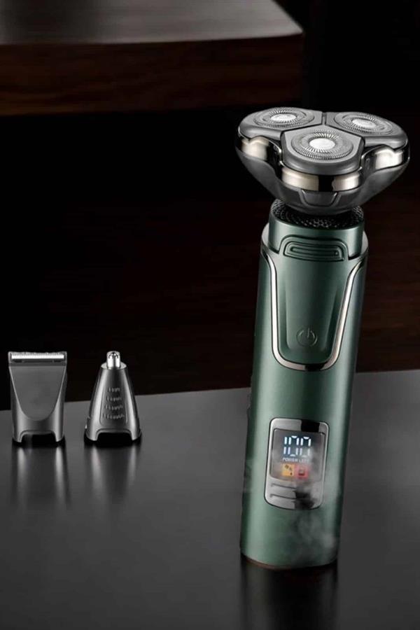 3 Başlıklı Profesyonel Saç ve Sakal Bakım Seti Vücut Burun ve Kulak Tüy Alma - Görsel 3