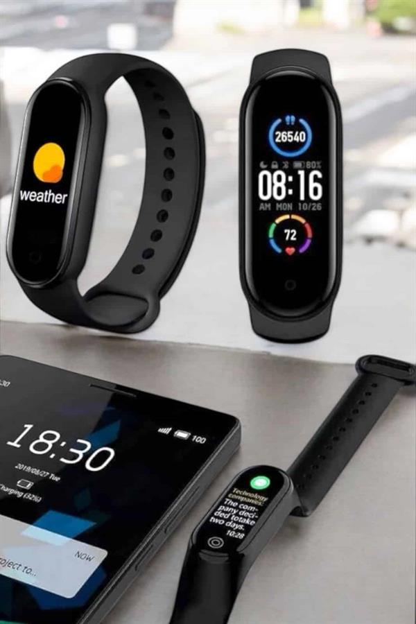 Akıllı Bileklik Fitness ve Sağlık İçin Akıllı Bileklik Adım Sayar Kalp Atışı Uyku İzleme - Görsel 3