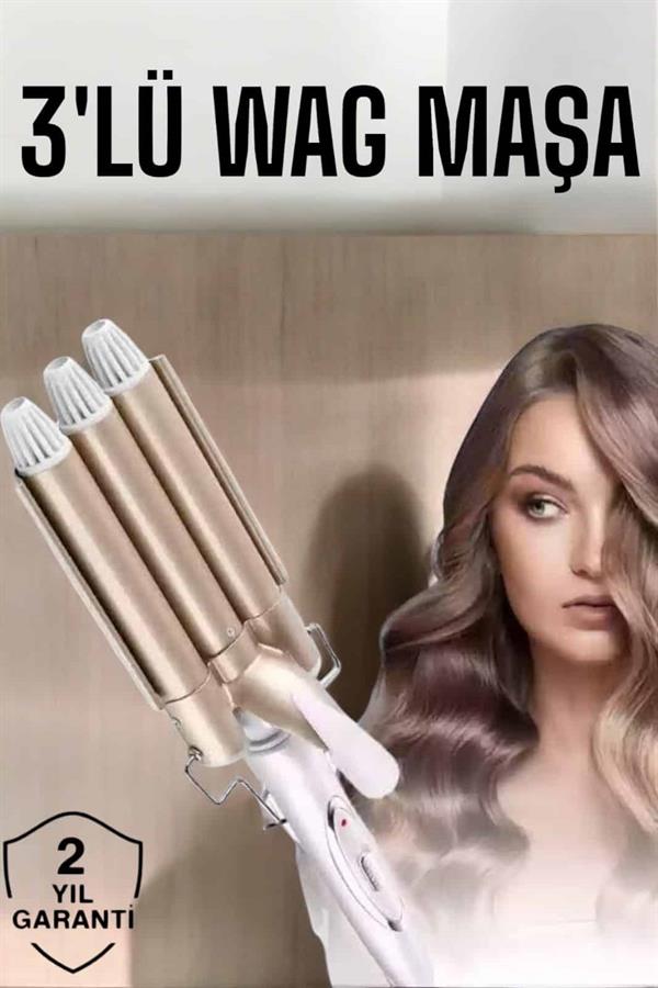Wag Maşa Negatif İyon Teknolojili Isı Ayarlı Saç Maşası - Görsel 2