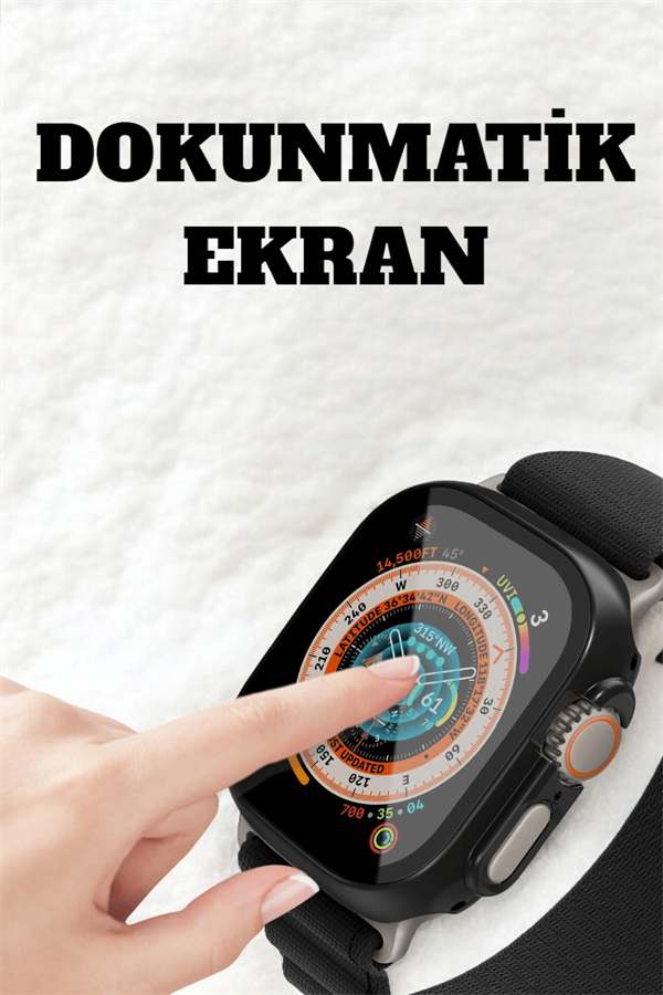 Uyku ve Nabız Takipli Wireless Şarjlı Akıllı Saat Android ve iOS Uyumlu - Görsel 5