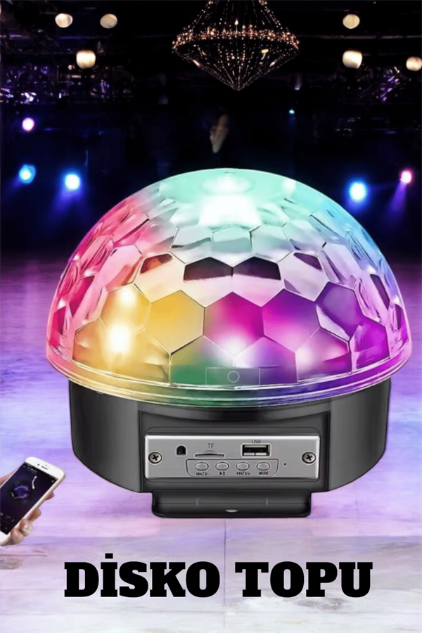 Partiler İçin Taşınabilir Işık Gösterisi ve Efekt Cihazı - Görsel 2