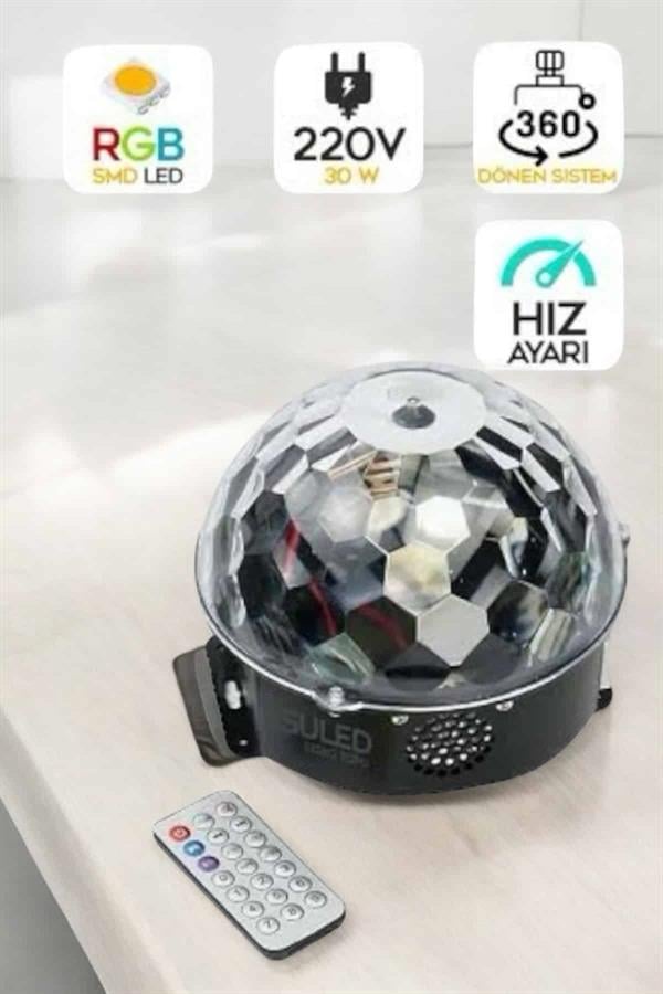 Partiler İçin Taşınabilir Işık Gösterisi ve Efekt Cihazı - Görsel 3